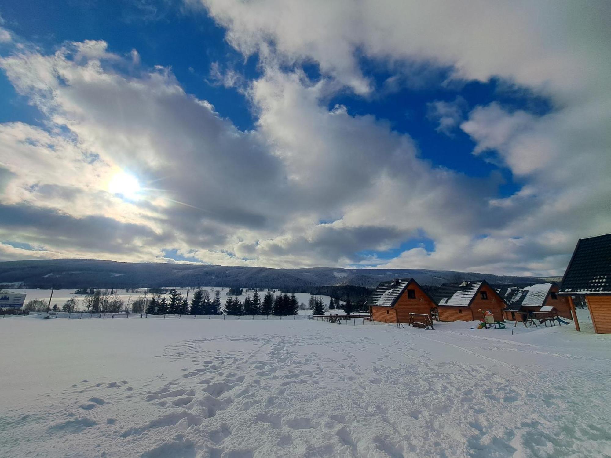 Osada Orlica Klimatyczne Domki Z Widokiem Na Gory I Termalnym Spa Sauna Jacuzzi 4 Km Od Zieleniec Ski Arena Lasowka Extérieur photo