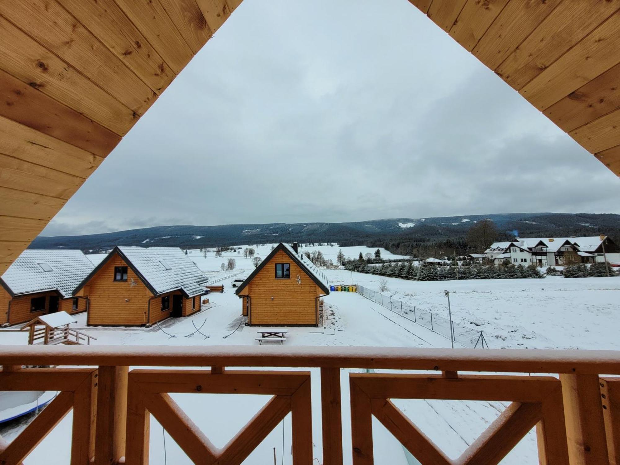 Osada Orlica Klimatyczne Domki Z Widokiem Na Gory I Termalnym Spa Sauna Jacuzzi 4 Km Od Zieleniec Ski Arena Lasowka Extérieur photo